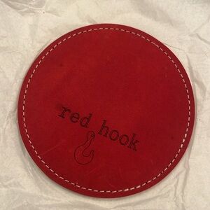 Red Hook Hand-Made Leather Coaster from New York red hook limited edition New